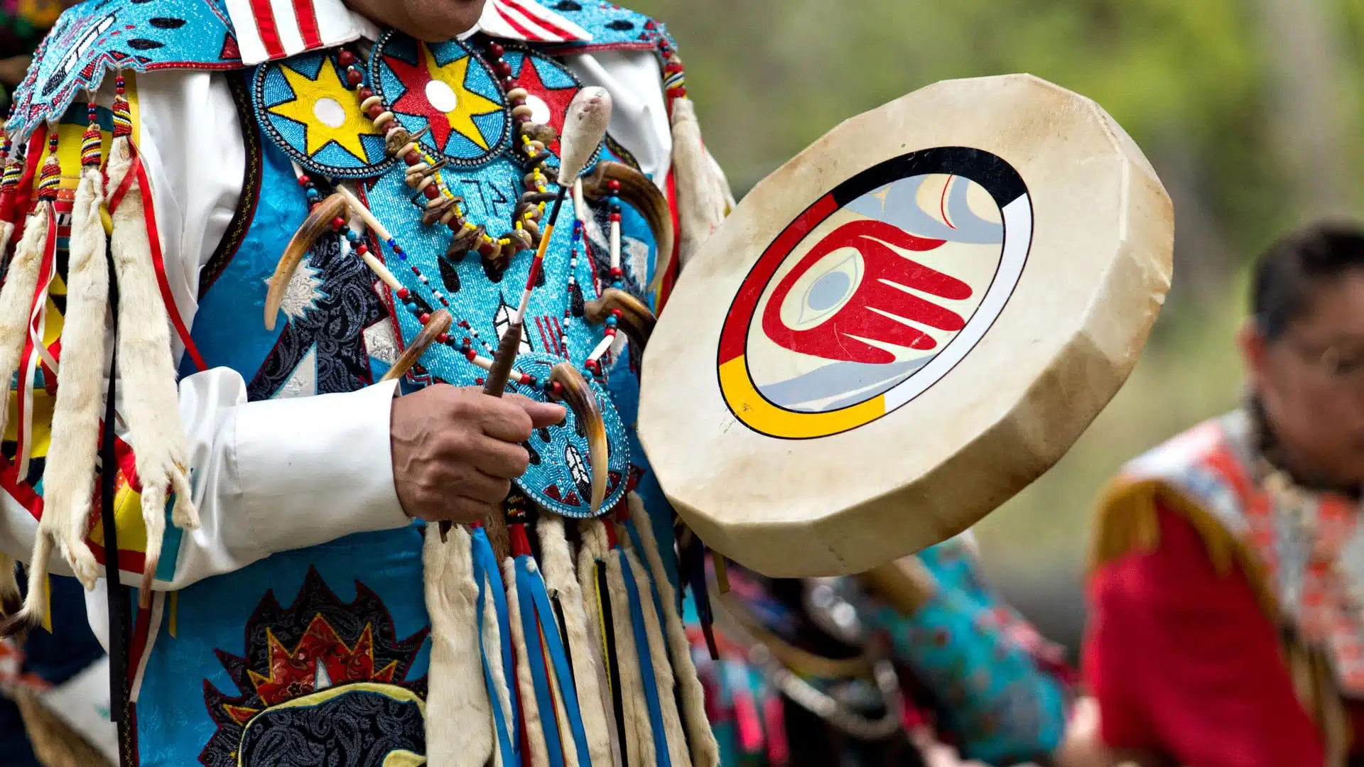Indigenous traditional drumming.